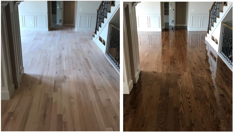 Hardwood Flooring Repair Kansas City, Refinished Hardwood Floors Before And After
